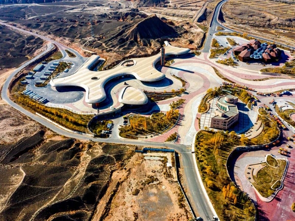 甘肅張掖七彩丹霞旅游景區(qū)游客服務中心網(wǎng)架